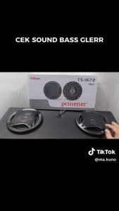 COD KIRIM CEPAT Pcinener 2 PCS Speaker Pintu Mobil Full Bass Subwoofer 6 Inch HiFi 500W TS 1672
