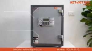 Két Sắt Việt Tiệp KCC45 Điện Tử Chính Hãng Chống Cháy Giá Rẻ Gia Đình An Toàn Chống Trộm