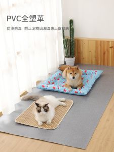 Cat Litter Mat Anti-Urine Sleep Dog Cage Foot Pad Dog Mat Bite-Resistant Waterproof Easy-to-Clean Cat Pet Bed Floor Mat