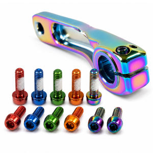 Chooee M6x18mm High-Strength Steel Crank Arm Bolts for MTB/road Bike - Compatible with SHIMANO SRAM IXF 2pcs