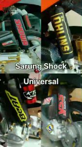 Sarung Cover Shock Depan Vario 150 160 Scoopy PCX Merah Putih Biru Kuning Emas Tutup Penutup Sokbreaker Sokbreker Shok Sok Shockbreaker Shockbreker