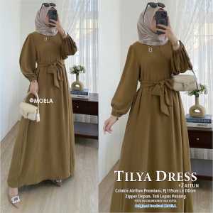 GAMIS DRESS TILYA LD 110 BY MOELA BERLABEL GAMIS POLOS