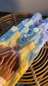 12 Pcs Kaos Dalam Singlet Anak Motif Warna Hijau Kuning Biru Perempuan dan Laki-laki