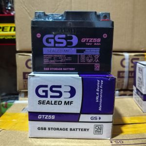 AKI KERING MOTOR HONDA BEAT/VARIO/SCOOPY/SPACY/KHARISMA GTZ5S 5 AMPERE GSB