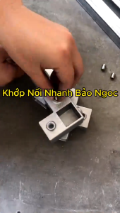 New Zinc Alloy Square Tube Shelf Connector 25x25mm for Display and Storage - Easy Install Durable Wear-Resistant