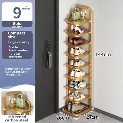 FWTDF | Slim Multi-level Foldable Iron Shoe Rack