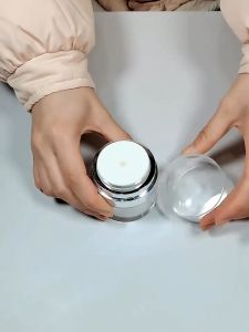 15ml/30ml/50ml Airless Empty Pump Jar Refillable Creams Gels Lotions Dispenser Travel Cosmetic Container