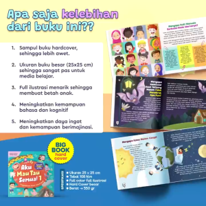 AKU MAU TAU SEMUA! Seri ke-1 Buku Anak Menjawab Ragam Pertanyaan Si Kecil Secara Ilmiah Hard Cover