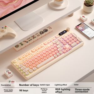 B.O.W | Wireless Three-mode Makeup-like Mechanical Keyboard