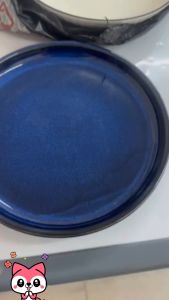 AKIRO HOME Nordic Style Blue Ceramic Plate Pasta Dessert Salad Porcelain Dinnerware Microwave & Oven Safe Dish Tableware Pinggan Seramik 陶瓷盘