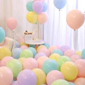 10/20/50pcs Pastel Balloons Party Decoration Set 12 inches Macaron Balloon Latex Helium Balloon for Birthday Baby Shower Wedding Party Decor Supplies