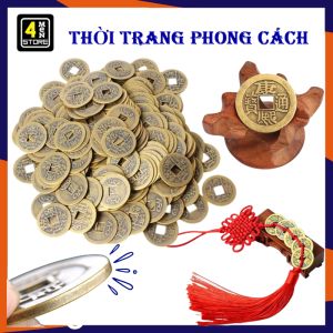 Bộ 10 Đồng Xu Cổ Âm Dương Phong Thủy Chiêu Tài Chiêu Lộc - Đồng Xu Cổ Để Bàn Thần Tài Bỏ Ví May Mắn
