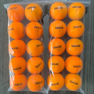 (Túi 10 quả) Bóng golf Volvik màu độ mới 85-90% chính hãng giá rẻ