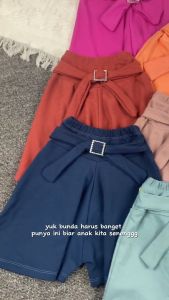 [POLOS] Nada Pants Uk 1-8 Tahun / EXPORT QUALITY Bawahan Anak Perempuan Rok Celana Adem Grosir Murah