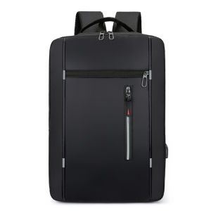 Waterproof Oxford Fabric Business Laptop Backpack for Men 15.6 Inch USB Charging High Capacity School Backpack