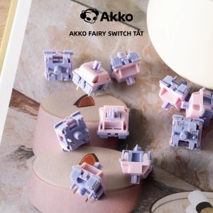 Akko Fairy Silent Switch 5 Pin 50gf Tuyến Tính Cho Bàn Phím Cơ MX Đánh Máy Văn Phòng Tương Thích 45 Chiếc