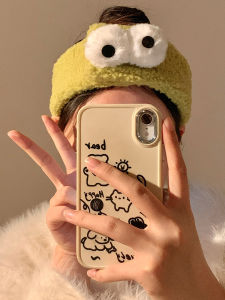 Cute Stuffed Small Eyes Hair Band Female Face Wash Mask Dedicated for Washing Headband Winter Cartoon Headband Hair Accessories