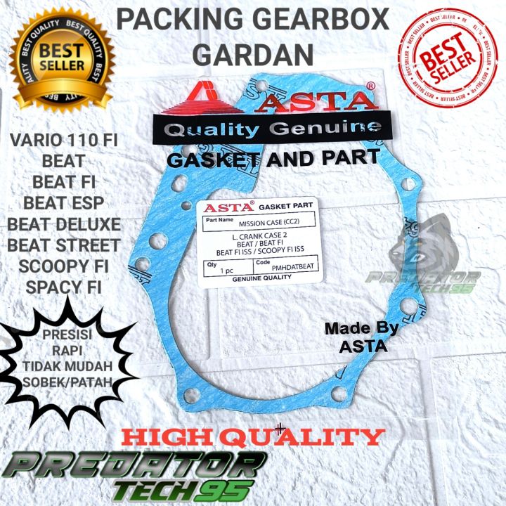 PAKING GASKET PACKING GEARBOX GEAR BOX GARDAN ASTA HONDA VARIO 110 FI BEAT KARBU FI POP ESP DELUXE STREET SCOOPY FI SPACY INJEKSI HIGH QUALITY