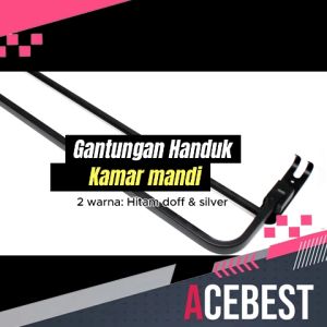 ACEBEST Gantungan Handuk Lipat Rak Handuk Rak Kamar Mandi MJ-280 MJ-279