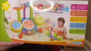 Minsine Drum Set For Kids 5 in 1 Baby Toddlers Musical Toys Educational Instruments Toys Kids drum set