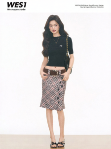 WESTAYONE | Black Knit Short Sleeve Top for Women