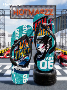 High-End Mens Summer Thong Slippers Anti-Slip Wear-Resistant New Model Outdoor Wearable Board Sandals Foot-Strap Slippers