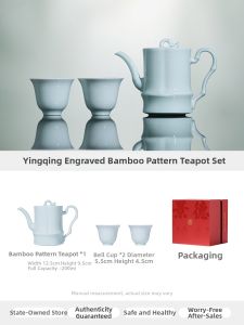 JINGDEZHEN | Jingdezhen High-Temperature Celadon Handcrafted Tea Set