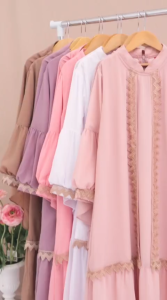 Set Gamis Anak Madeeha by Labella | Gamis Lebaran Anak Terbaru Semi Abaya