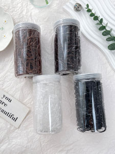 Girls Rubber Band Female Hair Tie Disposable Black Small Rubber Band High Elastic Durable Black Rubber Gasket Headband Adult