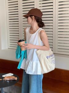 CHOEFULYN | Áo Blouse Dáng Babydoll Off-Shoulder Viền Ren