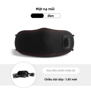 Miếng Đệm Sưởi Điện Giữ Ấm Mũi Mùa Đông Với 3 Mức Điều Chỉnh Nhiệt Độ Miếng Đắp Nóng Hỗ Trợ Giảm Nghẹt Mũi Và Viêm Mũi Dị Ứng Cỡ Trung Bình