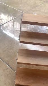 Rak akrilik cosmetik 4 susun/Rak parfum/Rak organizer serbaguna Rak Kayu Aesthetic Display Tempat Parfum Storage Bumbu Dapur Make up Kosmetik Essence Oil Parfum Action Figure Storage