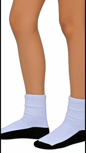 #XGMY#mens sports socks cotton thick mid top socks black and white Korean version summer gray and white womens breathable short socks