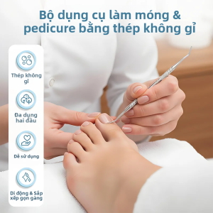 Bộ Dụng Cụ Làm Móng Tay Và Chân Bằng Thép Không Gỉ Chuyên Nghiệp Dụng Cụ Cắt Tỉa Móng Và Làm Sạch Vết Bẩn Dụng Cụ Chăm Sóc Bàn Chân Dụng Cụ Trị Vết Bầm Tím