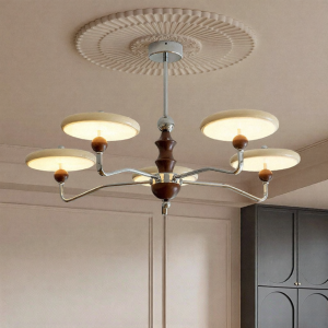 FANCY LAMP CLUB | Elegant French Style Modern Mid-Century Ceiling Light Eye-Protection Full Spectrum
