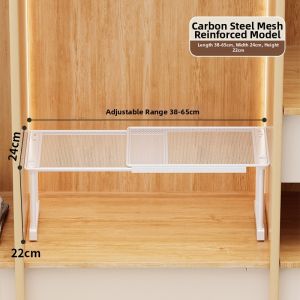 CHIJIAJIE | Adjustable Closet Shelf Partition Storage Organizer
