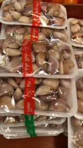 กระเทียม กระเทียมแกะ แกะและแพ็คเรียบร้อย ขนาด 100-200กรัม