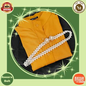 ikat pinggang sabuk belt gesper wanita dewasa mutiara slim model annora arrafi fashion wanita aksesoris korea terbaru terlaris COD gratis ongkir 2023