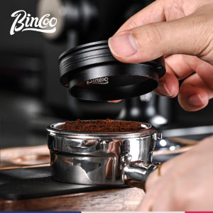 บินคูเครื่องชงกาแฟอิตาเลี่ยนด้ามจับเครื่องดักจับผงแม่เหล็ก 51/58 มมแหวนบดกาแฟติดภายนอกป้องกันฝุ่น