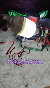 Mitsushi 12v Low Pressure Wire Led Light Bulb Clip Line and with Hook Dc Crocodile Clip Emergency Portable Lamp for Market Night Camping Light