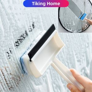 Double-sided household glass Window Brush Cleaner shaving tile bathroom cleaning brush wipe window wiper scraper cleaning mirror