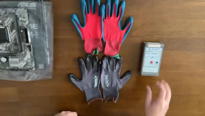 HandsON StaticGuard ESD Nitrile Work Gloves｜Anti-Static | Touchscreen Compatible｜Made in Malaysia｜EN388 EN16530