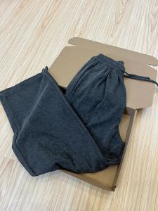 กางเกงขากว้างผ้าฮาราจูกุเอวสูงสำหรับผู้หญิง กางเกงขายาวทรงหลวม ทรงหลวม ทรงยาว เอวสูง ทรงหลวม กางเกงขายาวทรงหลวมสำหรับฤดูใบไม้ร่วงและฤดูหนาว