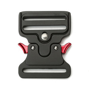 Mens 50mm Tactical Belt Buckle Army Combat Training Strap Metal Buckle Quick Release Alloy Wear-resistant Buckle