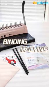 Officom STB12A Comb Binding Machine: A4 Size 21 Holes School Supplies