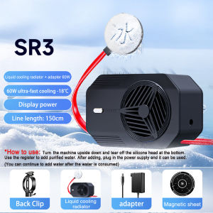Portable Cell Phone Cooler Cellphone 60W semiconductor magnetic suction cooling radiator Mobile phone fan Special for tablet