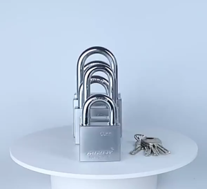 Kunci Pintu Keamanan Hui Levinas 40mm/60mm - Warna Silver HUILEVINAS Kunci Pintu Gembok Anti Air