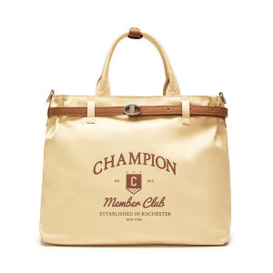 Champion | Versatile Shoulder Handbag Tote Brown Retro