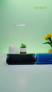 ROBOT Bluetooth Speaker 5.3 RB525 Double Bass 10W RGB Light Waterproof IPX4 Portable - Garansi 1 Tahun