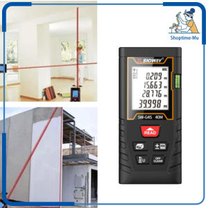 Meteran Laser Digital SW-G4S Laser Meter 40m Distance Measure Meter Electronic Accuracy Ruler